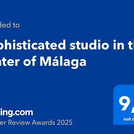 Sophisticated Studio In The Center Of Màlaga Exteriér fotografie